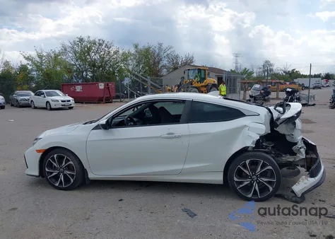2018 Honda Civic Si z USA, uszkodzony, nr VIN 2HGFC3A52JH751063